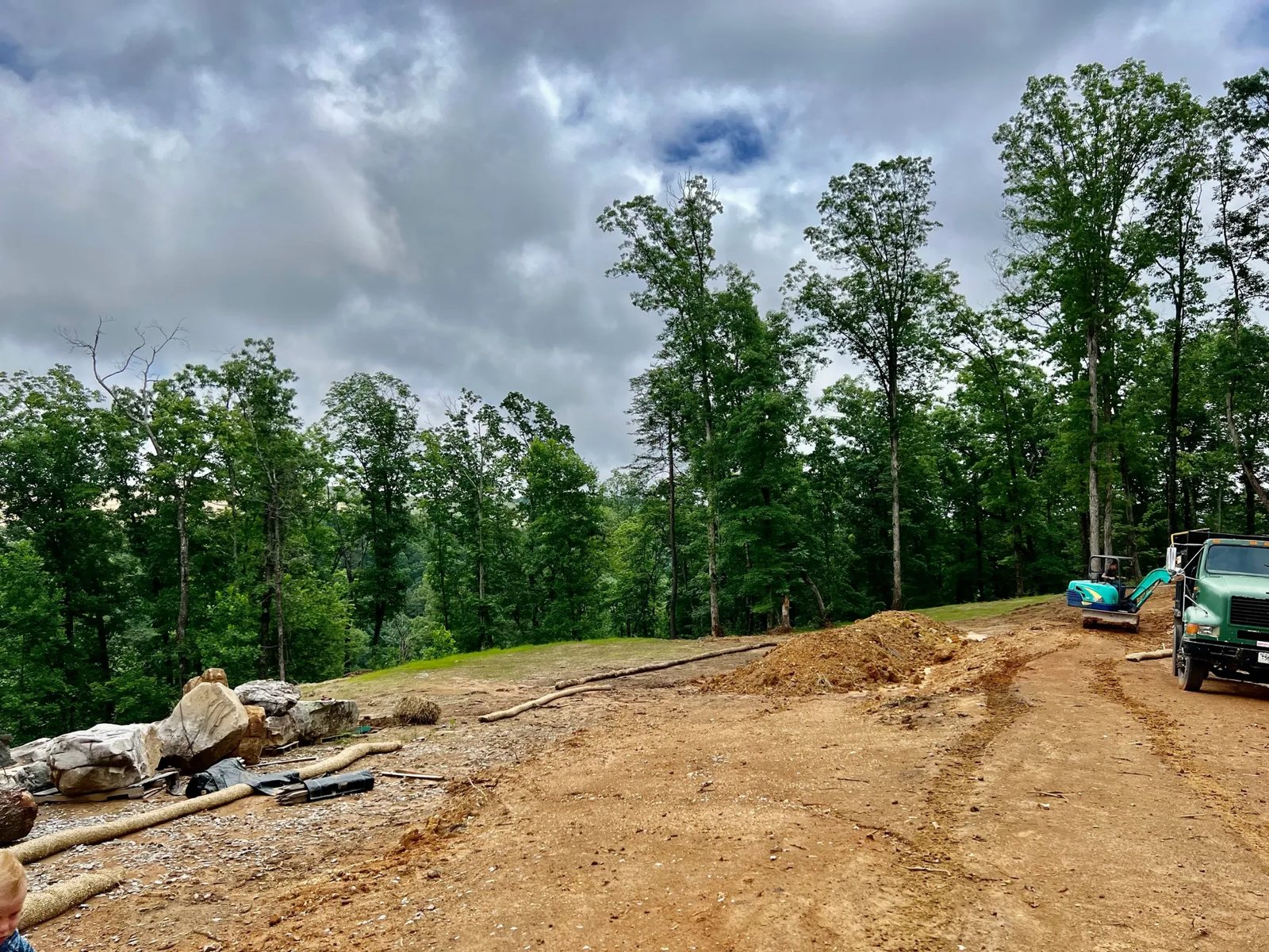 The Talking Water land during restoration