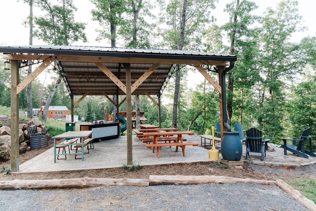 The event pavilion at Talking Water